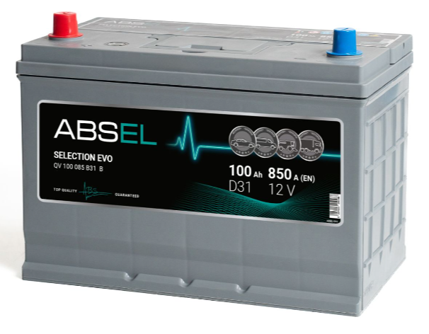 ABSEL SLI 12V D31 100Ah 850A 1  ПП type ASIA