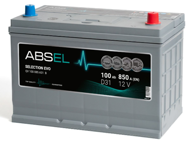 ABSEL SLI 12V D31 100Ah 850A ОП type ASIA