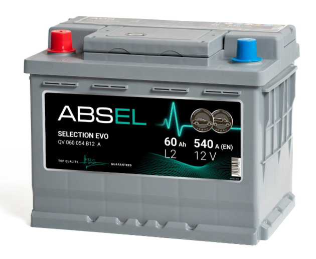 ABSEL SLI 12V L2 60Ah 540A 1  ПП type EURO