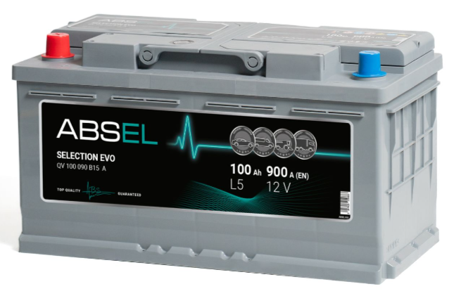 ABSEL SLI 12V L5 100Ah 900A 1  ПП type EURO