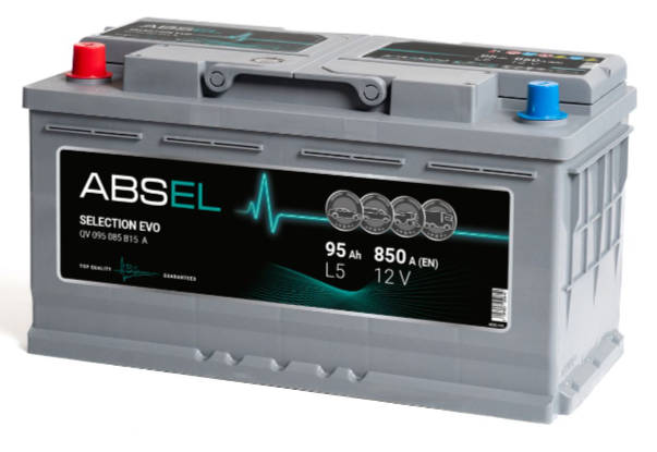 ABSEL SLI 12V L5 95Ah 850A 1  ПП type EURO