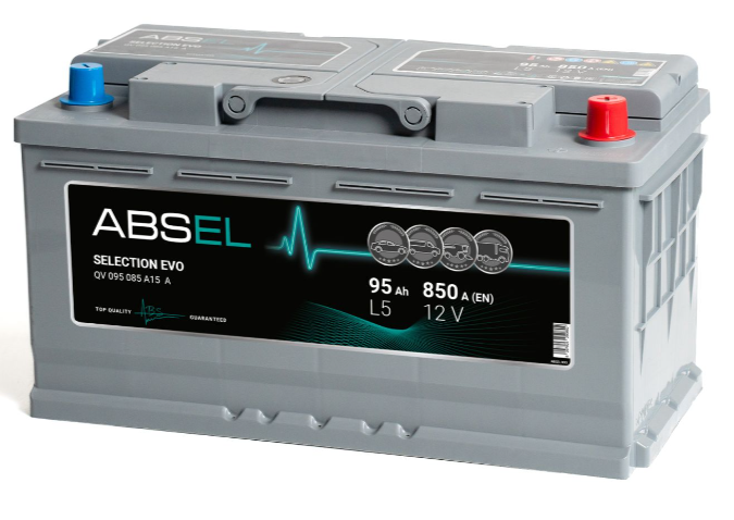 ABSEL SLI 12V L5 95Ah 850A ОП type EURO