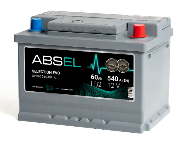 ABSEL SLI 12V LB2 60Ah 540A ОП type EURO