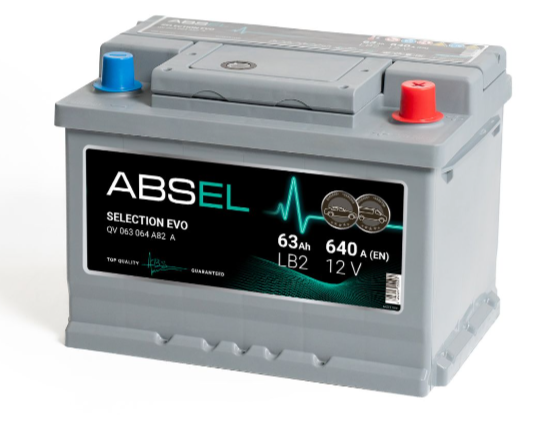 ABSEL SLI 12V LB2 63Ah 640A ОП type EURO