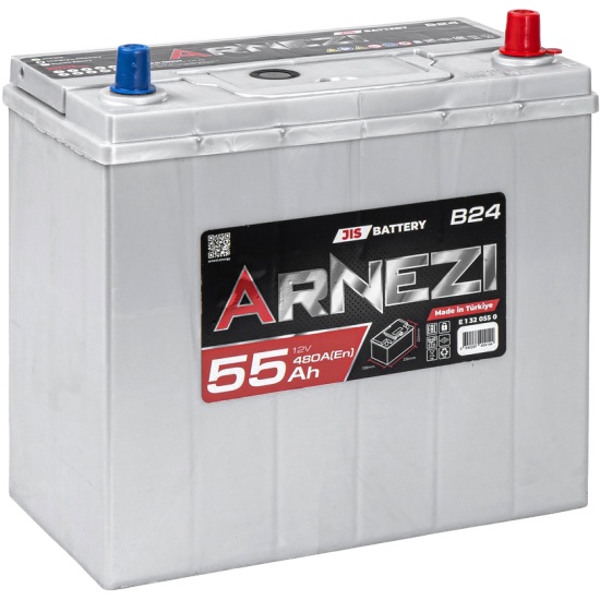 ARNEZI JIS SMF 55 А/ч обратный R+ 236x128x225 B24 EN 480 А