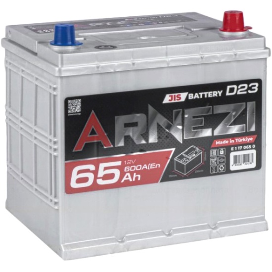 Arnezi JIS SMF 65 А/ч обратный R(+) 230х172х225 D23 EN600 A