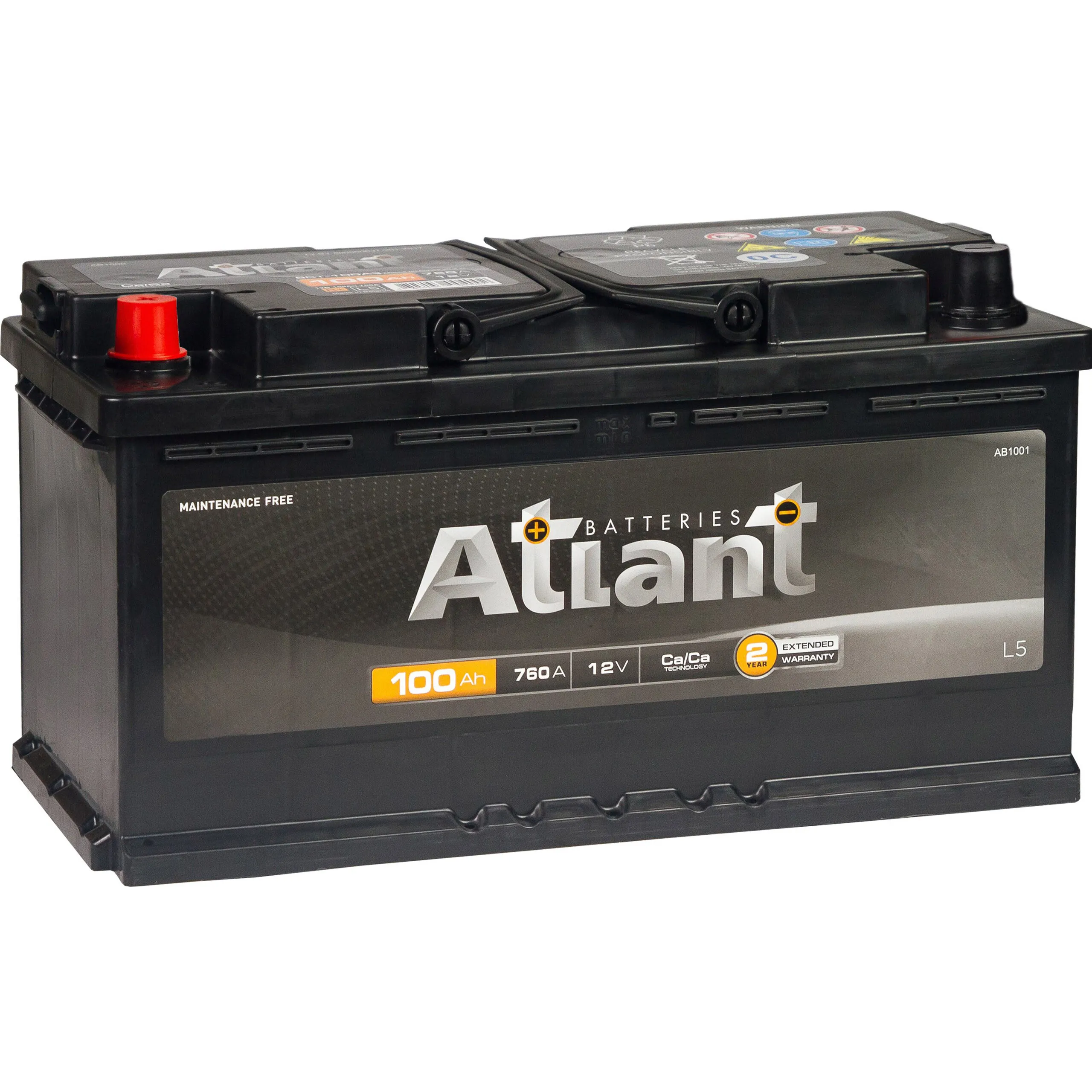ATLANT Black 100Ah L+