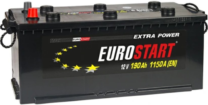 EUROSTART Extra Power 190Ah R+ борт