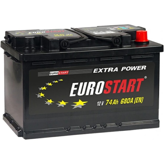 EUROSTART Extra Power 74Ah R+ низкий