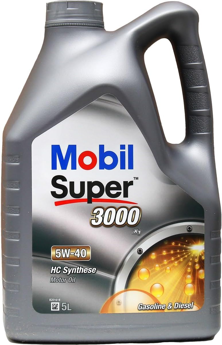 Mobil SUPER 3000 X1 5W-40, 5 л. Масло моторное.