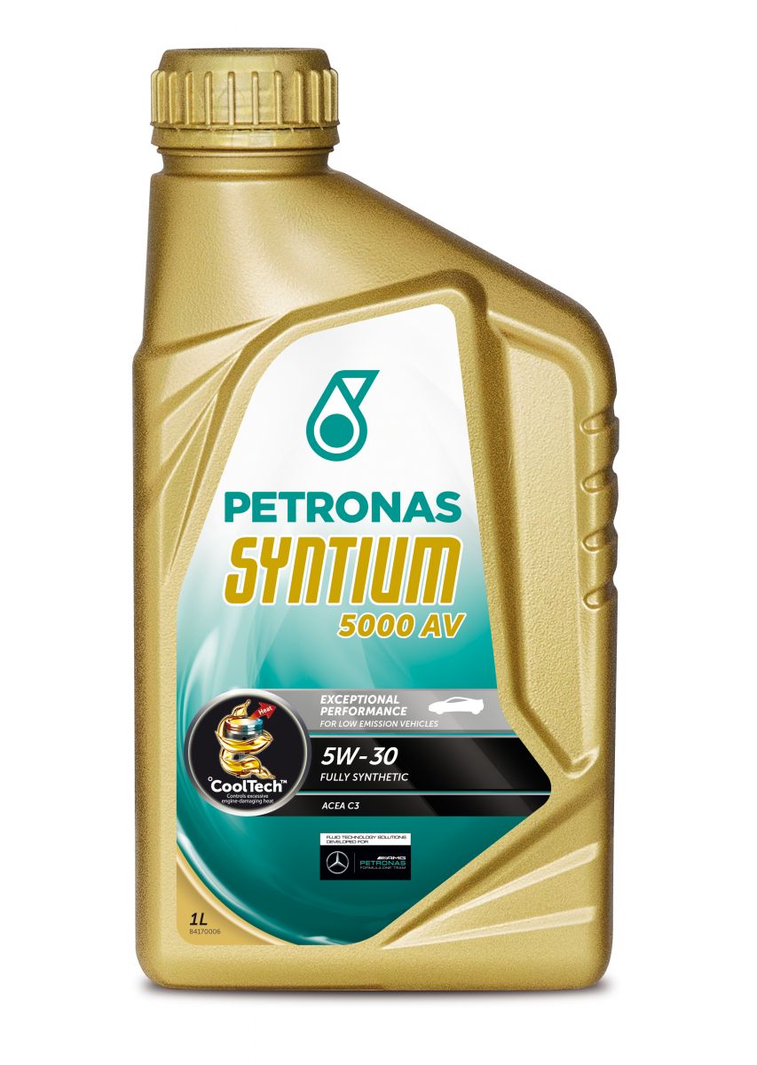 PETRONAS SYNTIUM 5000 AV 5W-30 1L, 18131619, моторное масло