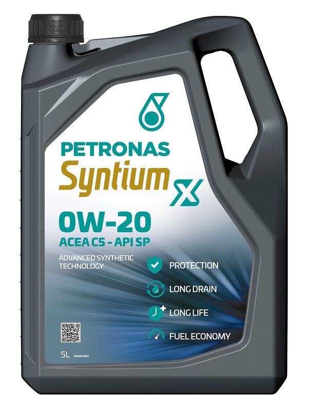 PETRONAS SYNTIUM X 0W-20 C5 5L, моторное масло