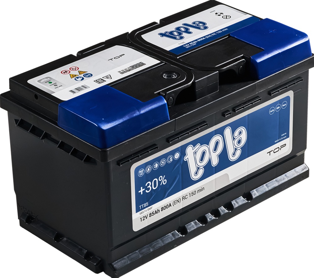 TOPLA Top 85Ah R+ низкий