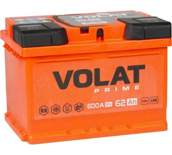 VOLAT Prime 62Ah L+ низкий