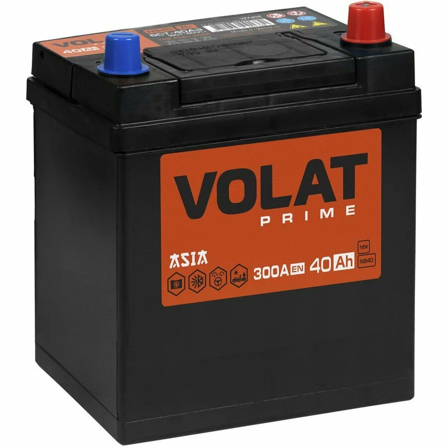 VOLAT Prime Asia 40Ah R+ без борта