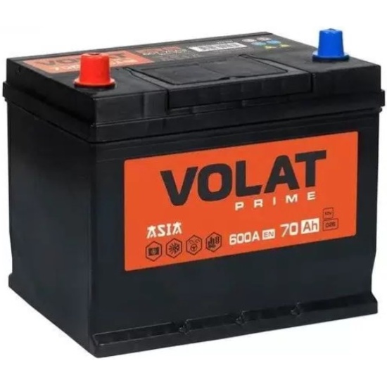 VOLAT Prime Asia 70Ah L+ нижний борт