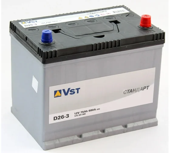 Vst Стандарт Asia 75Ah R+