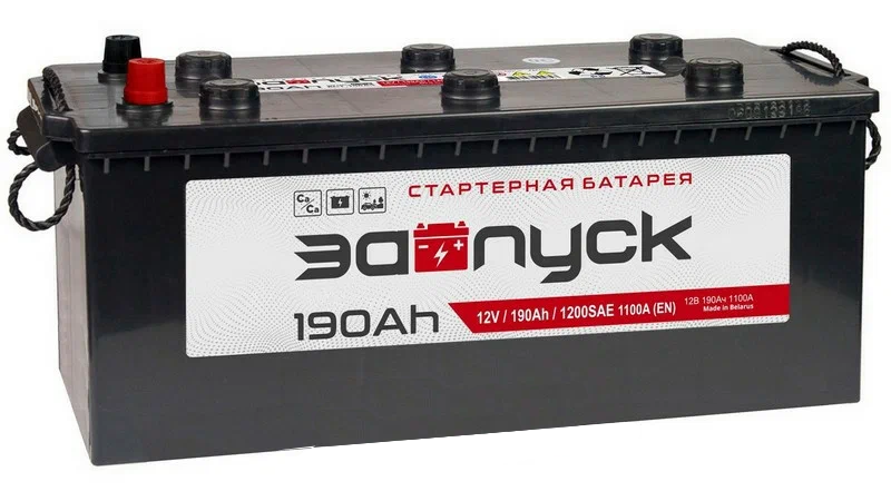 ЗАПУСК 190Ah R+