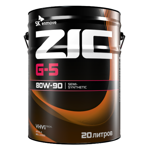 ZIC G-5 80W-90,   20 л. Масло трансмиссионное.