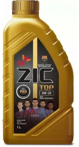 ZIC TOP 0W-30,   1 л. Масло моторное.
