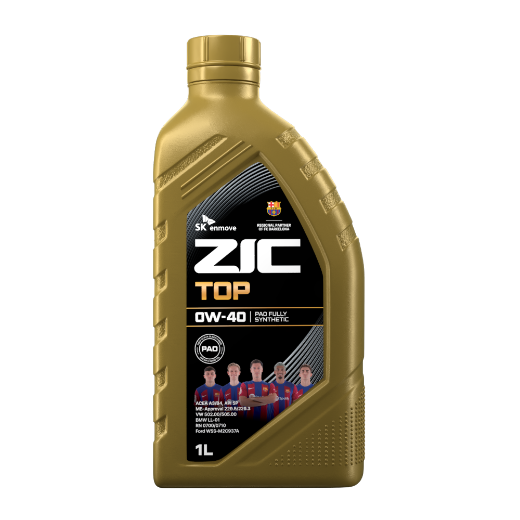 ZIC TOP 0W-40,   1 л. Масло моторное.
