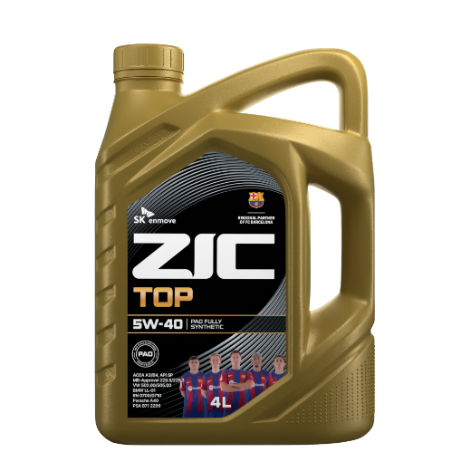 ZIC TOP 5W-40,   4 л. Масло моторное.