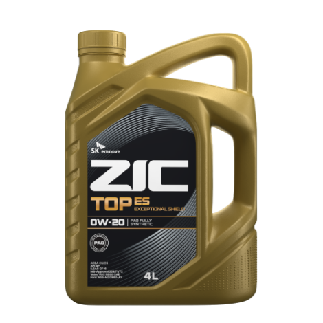 ZIC TOP ES 0W-20,   4 л. Масло моторное.