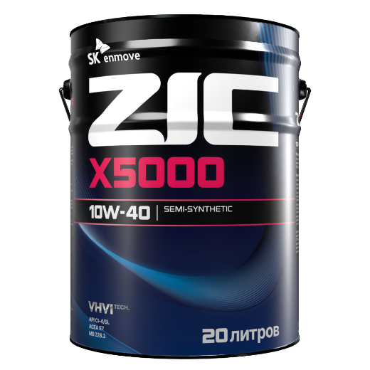 ZIC X5000 10W-40,   20 л. Масло моторное.
