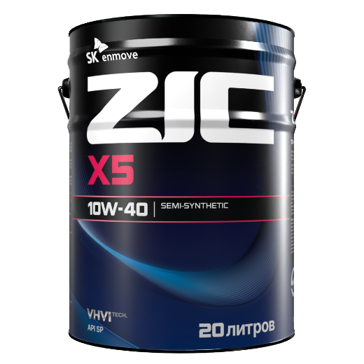 ZIC X5  10W-40,   20 л. Масло моторное.