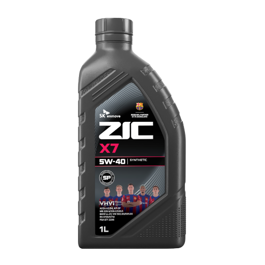 ZIC X7  5W-40,   1 л. Масло моторное.