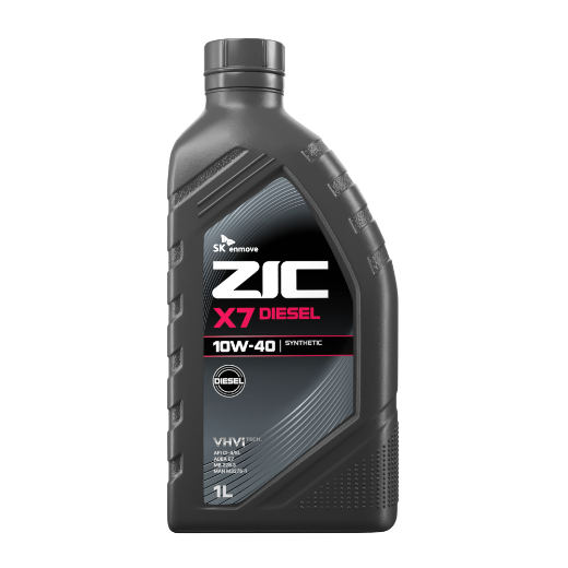 ZIC X7 Diesel 10W-40,  1 л. Масло моторное.