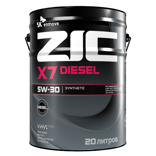ZIC X7 Diesel 5W-30,   20 л. Масло моторное.
