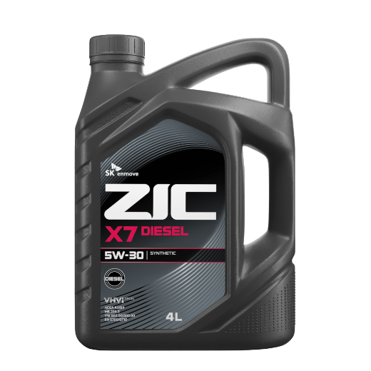 ZIC X7 Diesel 5W-30,   4 л. Масло моторное.
