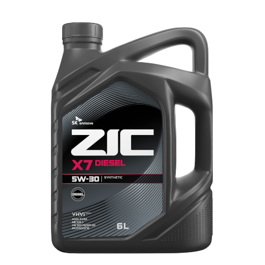 ZIC X7 Diesel 5W-30,   6 л. Масло моторное.