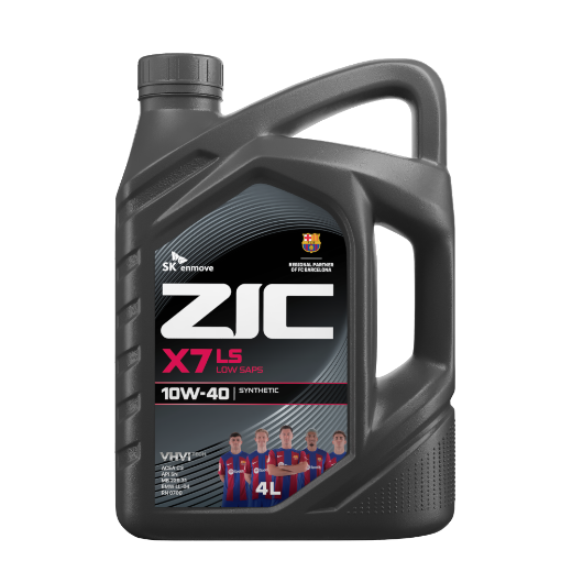 ZIC X7  LS 10W-40,   4 л. Масло моторное.