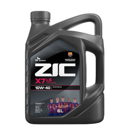 ZIC X7  LS 10W-40,   6 л. Масло моторное.