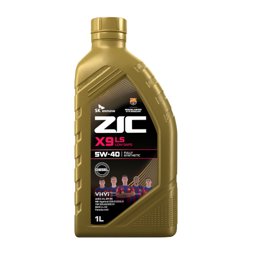 ZIC X9  LS Diesel 5W-40,   1 л. Масло моторное.