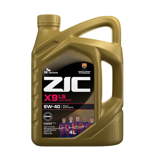 ZIC X9  LS Diesel 5W-40,   4 л. Масло моторное.