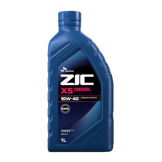 ZIC X5 Diesel 10W-40,   1 л. Масло моторное.