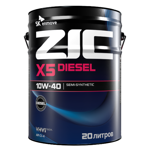 ZIC X5 Diesel 10W-40,   20 л. Масло моторное.