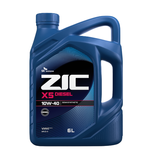 ZIC X5 Diesel 10W-40,   6 л. Масло моторное.