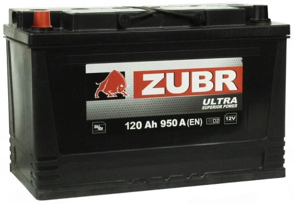 ZUBR Professional 120Ah L+