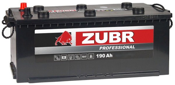 ZUBR Professional 190Ah L+