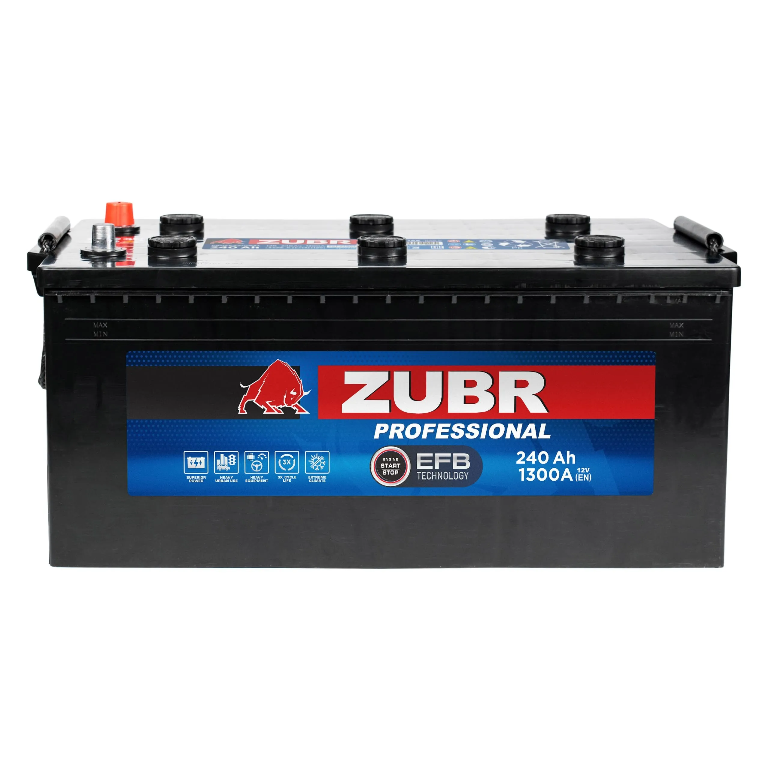 ZUBR Professional EFB 240Ah L+