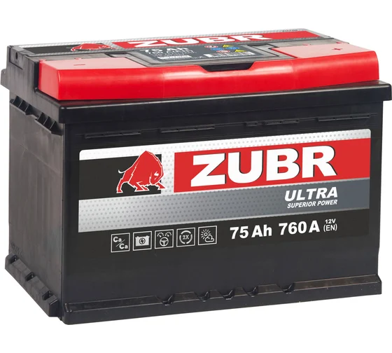 ZUBR Ultra 75Ah R+