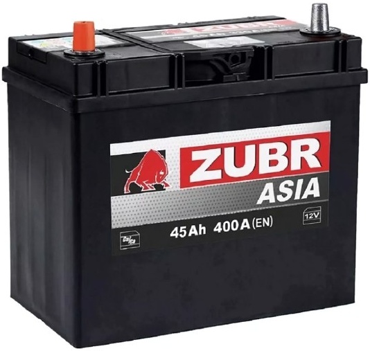 ZUBR Ultra Asia 45Ah L+ без борта