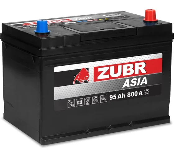 ZUBR Ultra Asia 95Ah R+ нижний борт