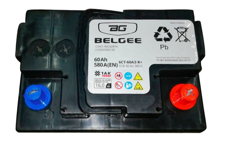 ZUBR ULTRA GEELY 60Ah R+